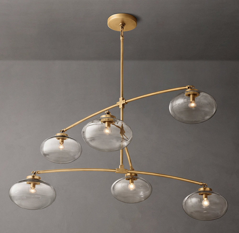 Chandelier detail image with finish, structure, and proportion visible