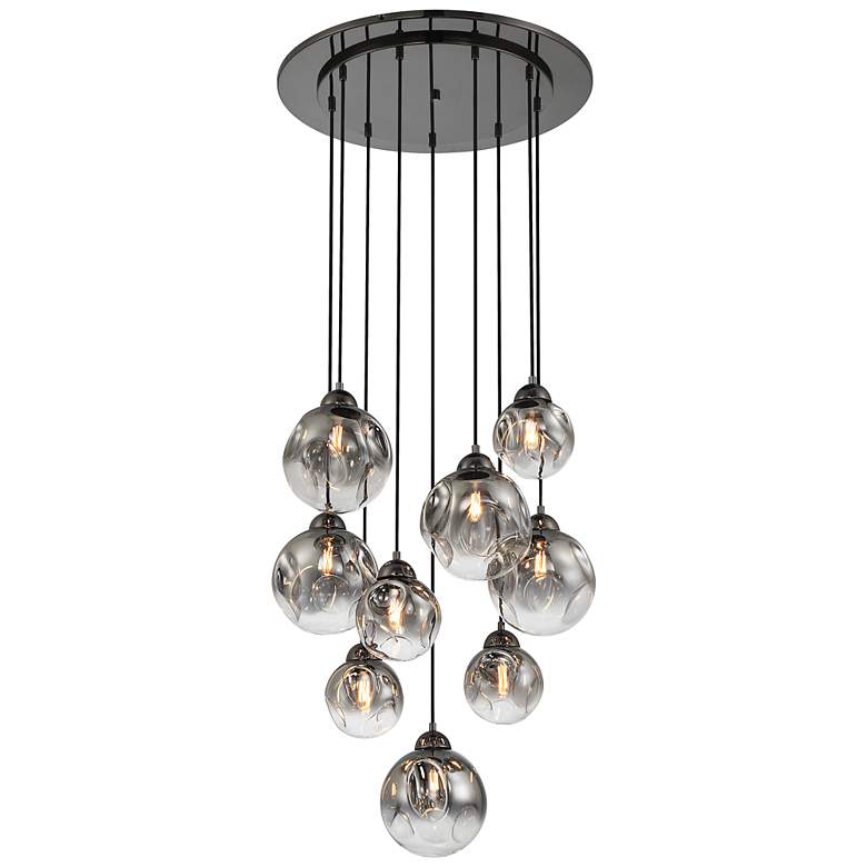 Metropolitan Neveh 9-Light 23.63-in Gun Metal Pendant