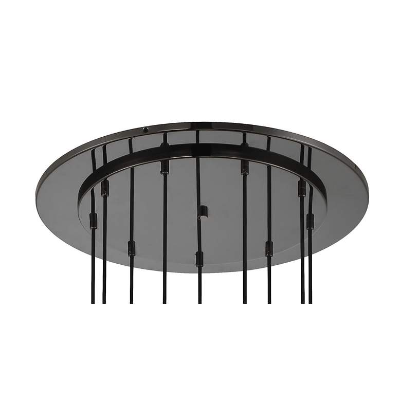 Metropolitan Neveh 9-Light 23.63-in Gun Metal Pendant