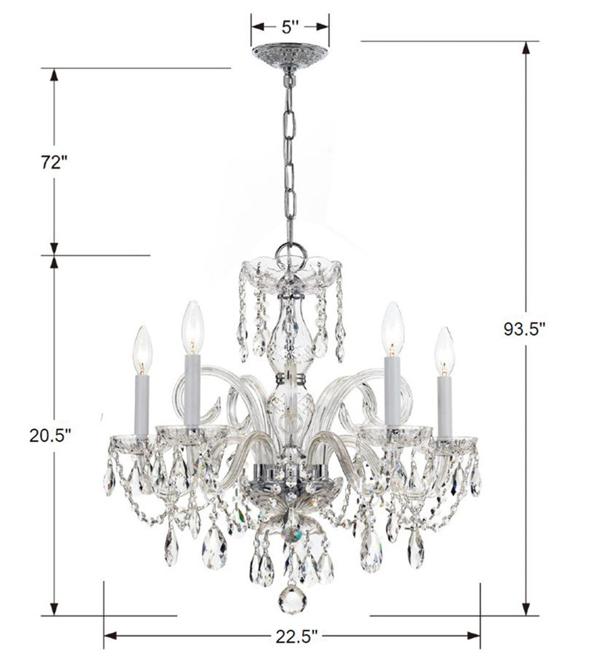 Mont Blanc Chandelier