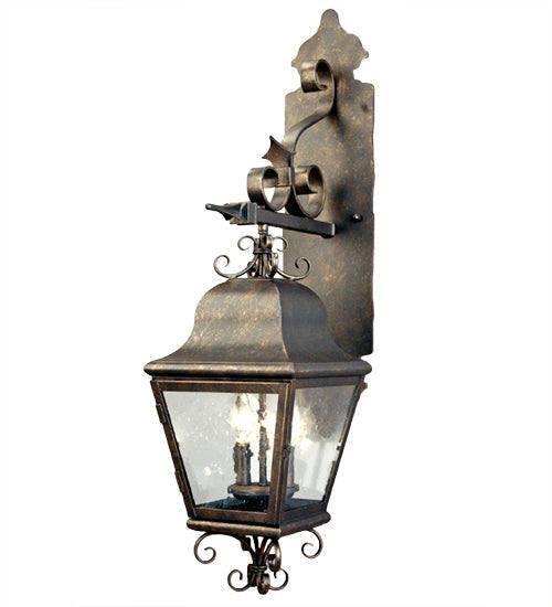 Palmer 2-Light 34.00" Gilded Tobacco LED Wall Sconce front view