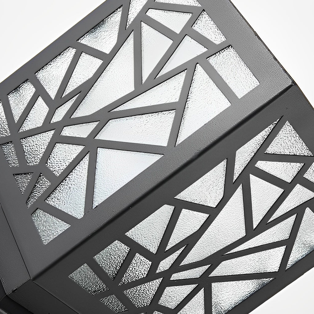 Retro LED Waterproof Black Contemporary Solar Path Lights Exterior Lawn Light, Outdoor Wall Light, detail 10