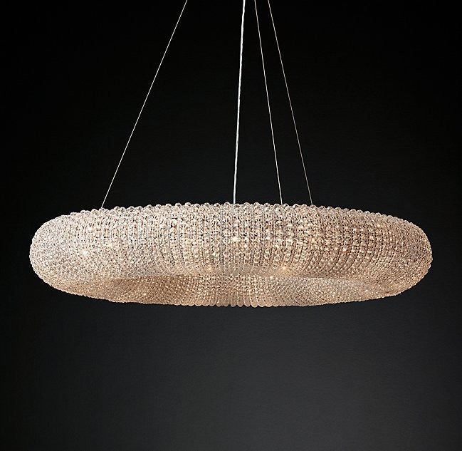 Modern Lights Crystal Round Chandelier