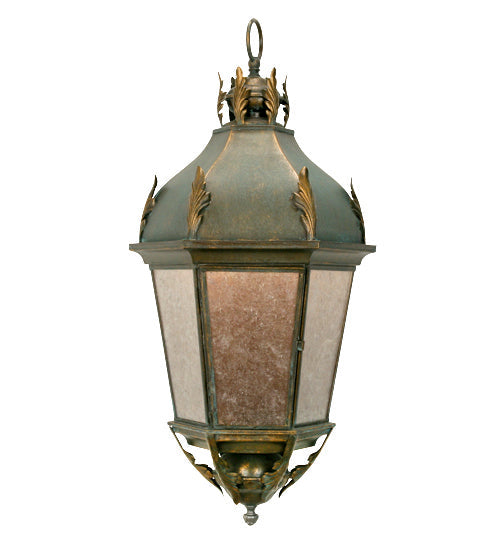 Royan 3-Light 31.25" Golden Verde Wall Sconce front view
