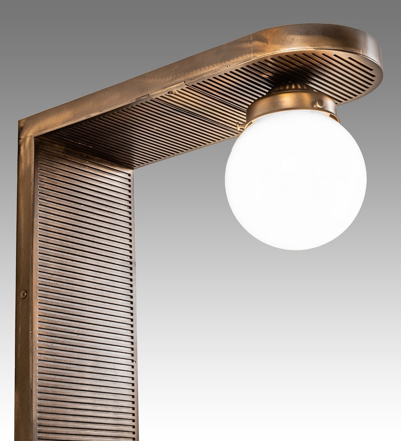 Sanderson 2-Light 48.00" Antique Copper LED Wall Sconce detail view 3