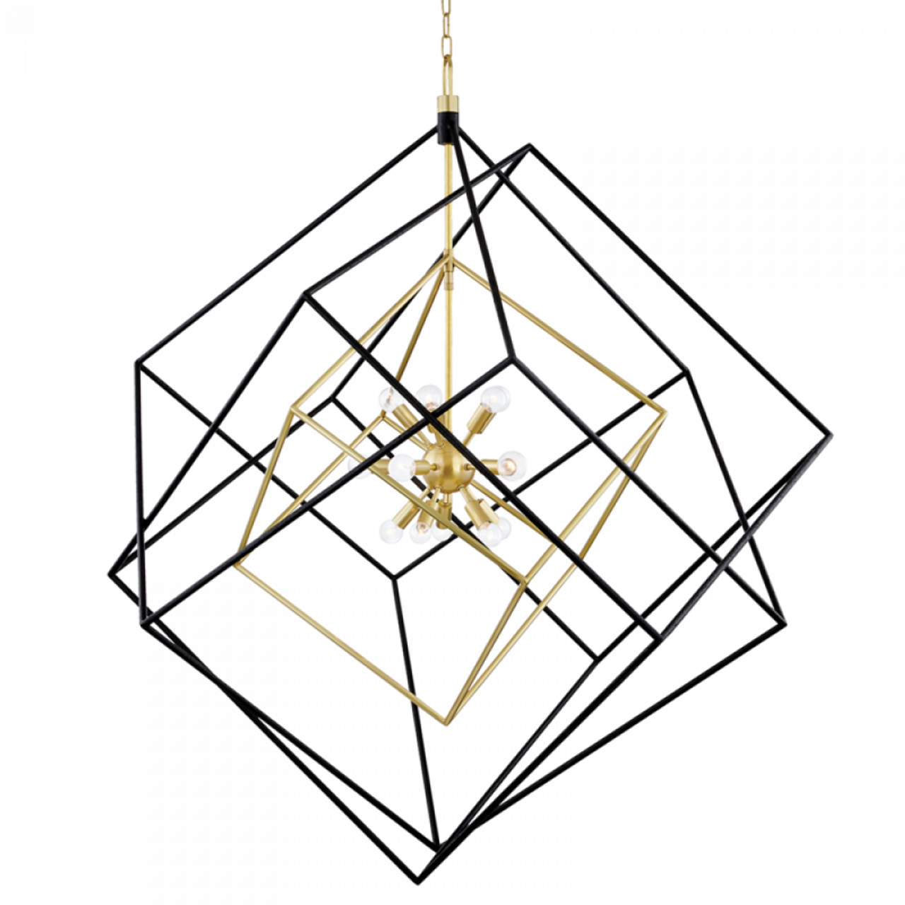 Aura Pendant, 12-Light, Standard Height, Dark Smoke