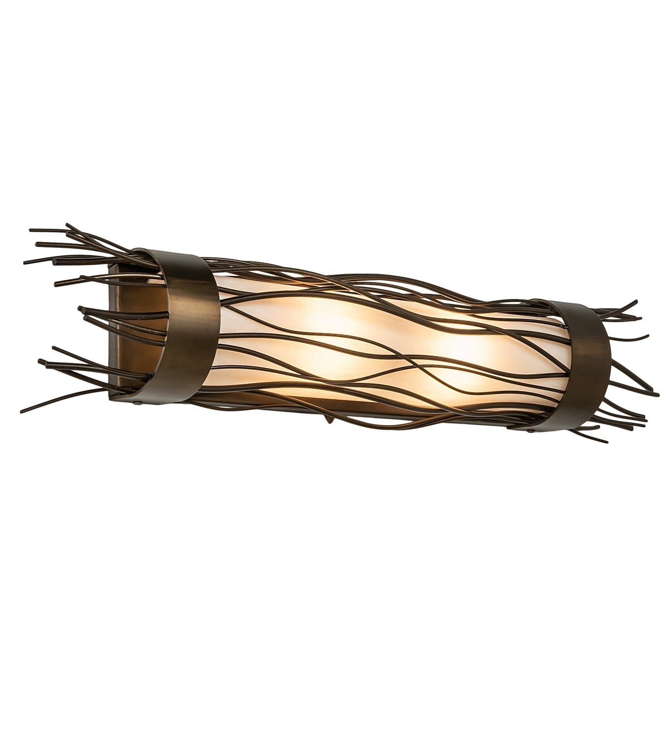 Rama 26 Inch 2-Light 5.00" Antique Copper Wall Sconce front view