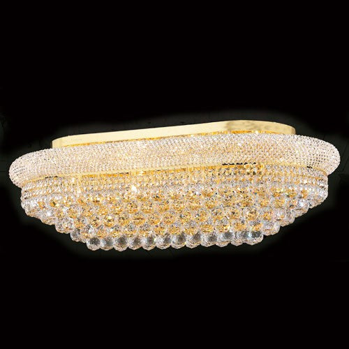 Corp Empire 18-Light Gold with Clear-Crystals