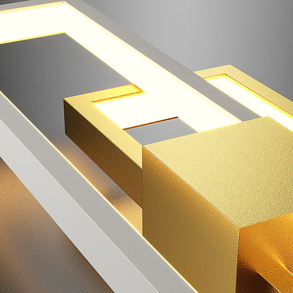 Rectangular Three-color Light LED Nordic Wall Sconce