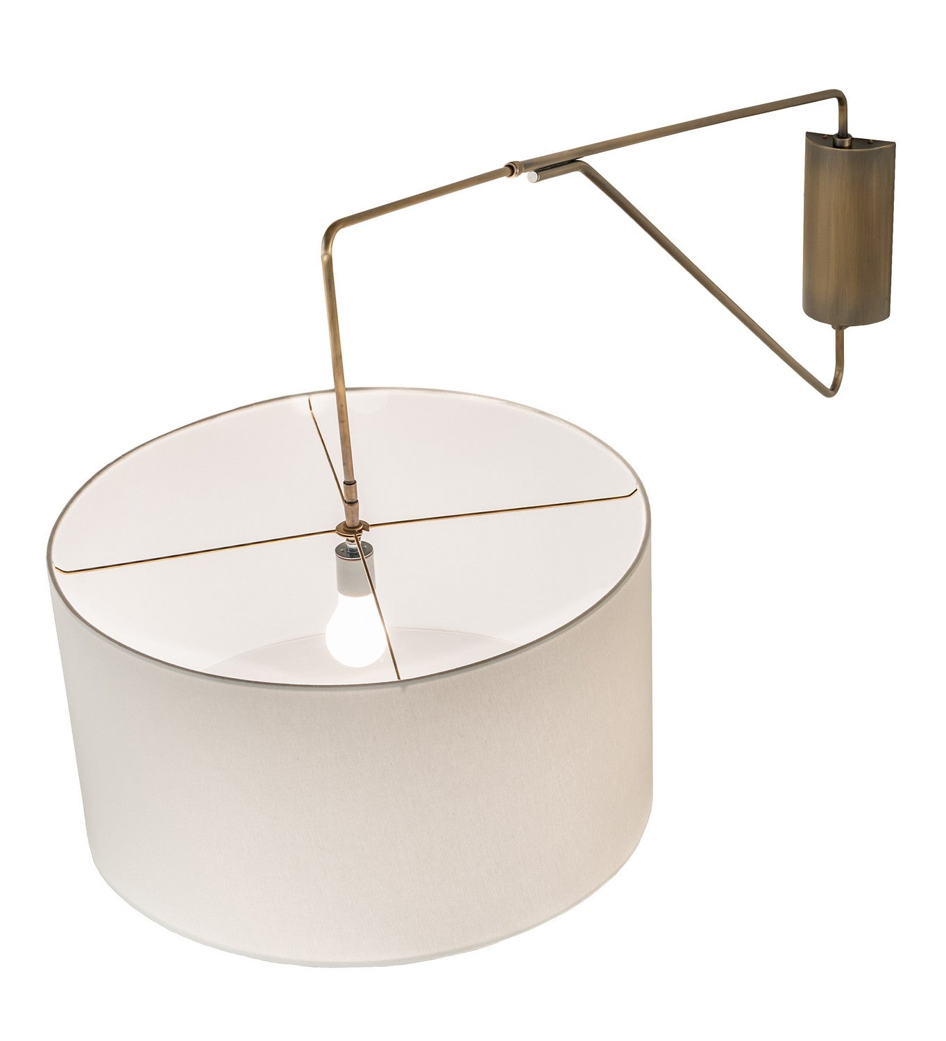 1-Light 26.00" Antique Brass Wall Sconce detail view 6
