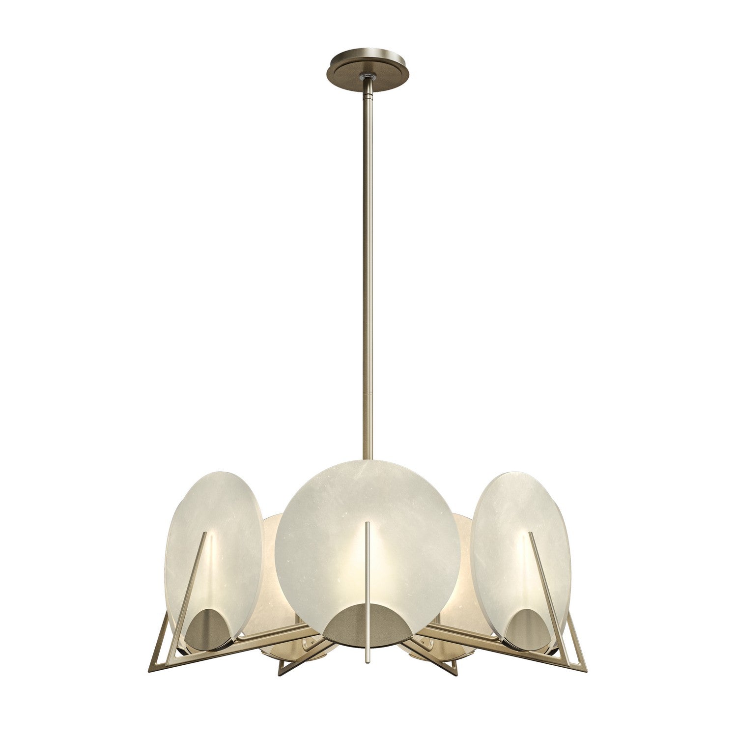 Callisto Seven Light Pendant Soft Gold