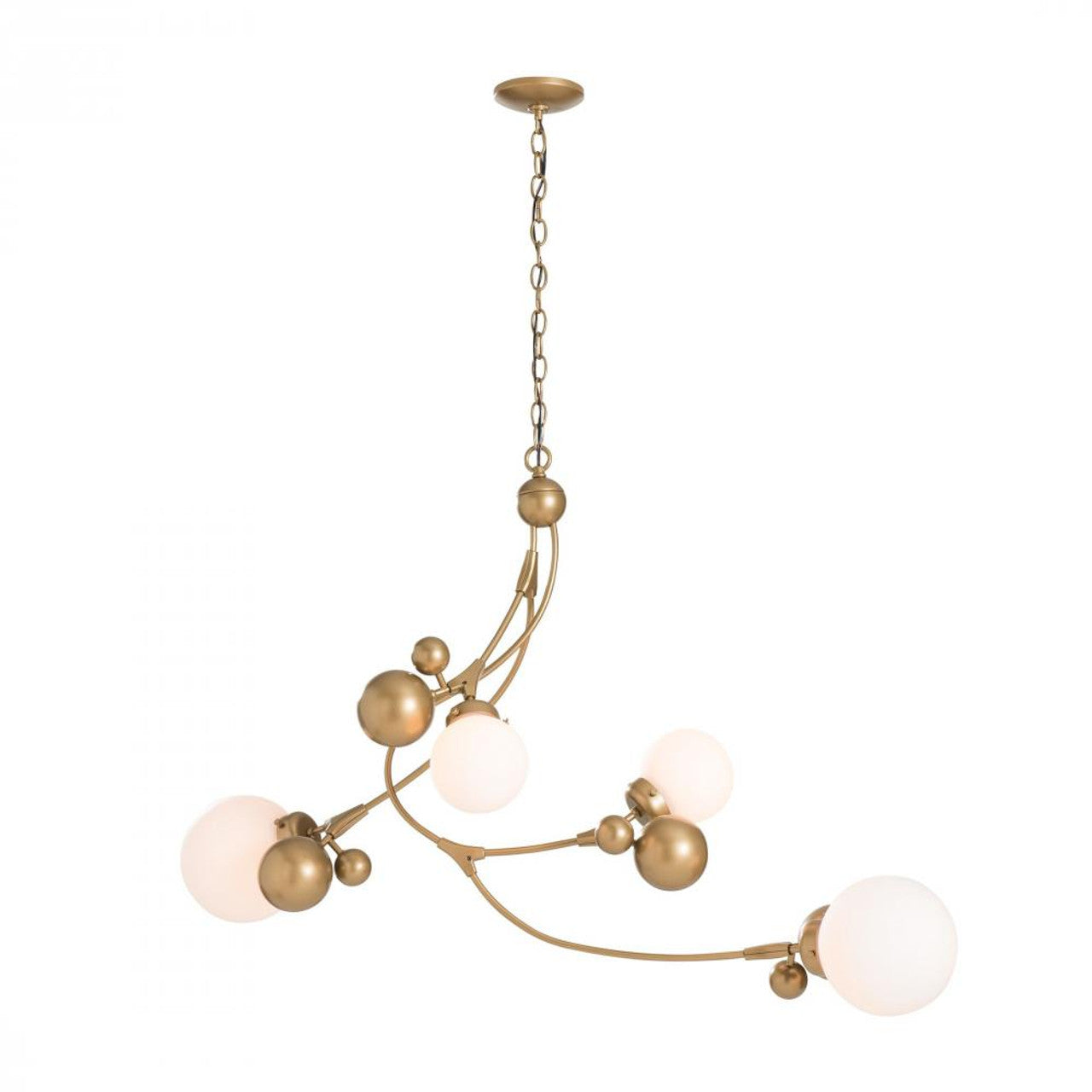 Aura Pendant, 12-Light, Standard Height, Sterling