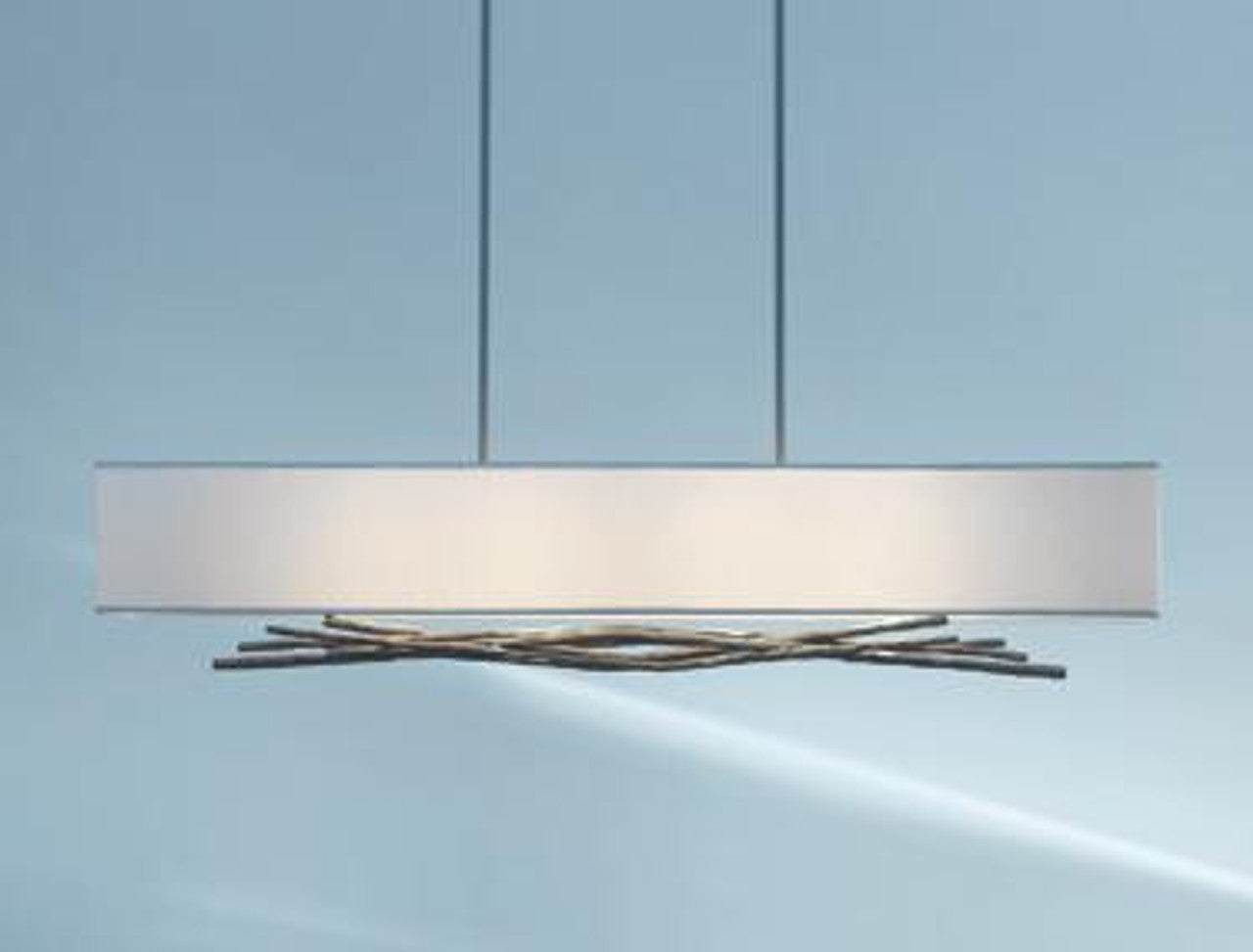 Ondrian Pendant, 3-Light, Standard Height, Natural Iron, Opal Glass, 24"W (138552-SKT-STND-20-GG0032 UURL)