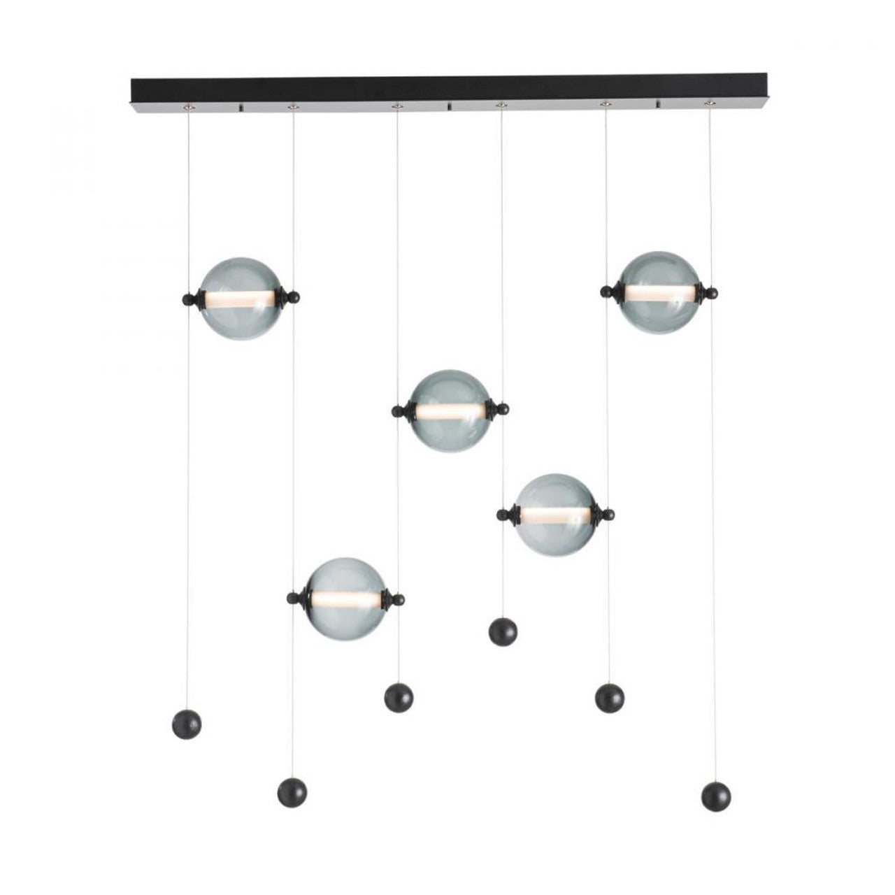 Cityscape Pendant, 1-Light, Short Height, LED, Dark Smoke, 5.3"W (139726-LED-SHRT-07-82 461ZNK)