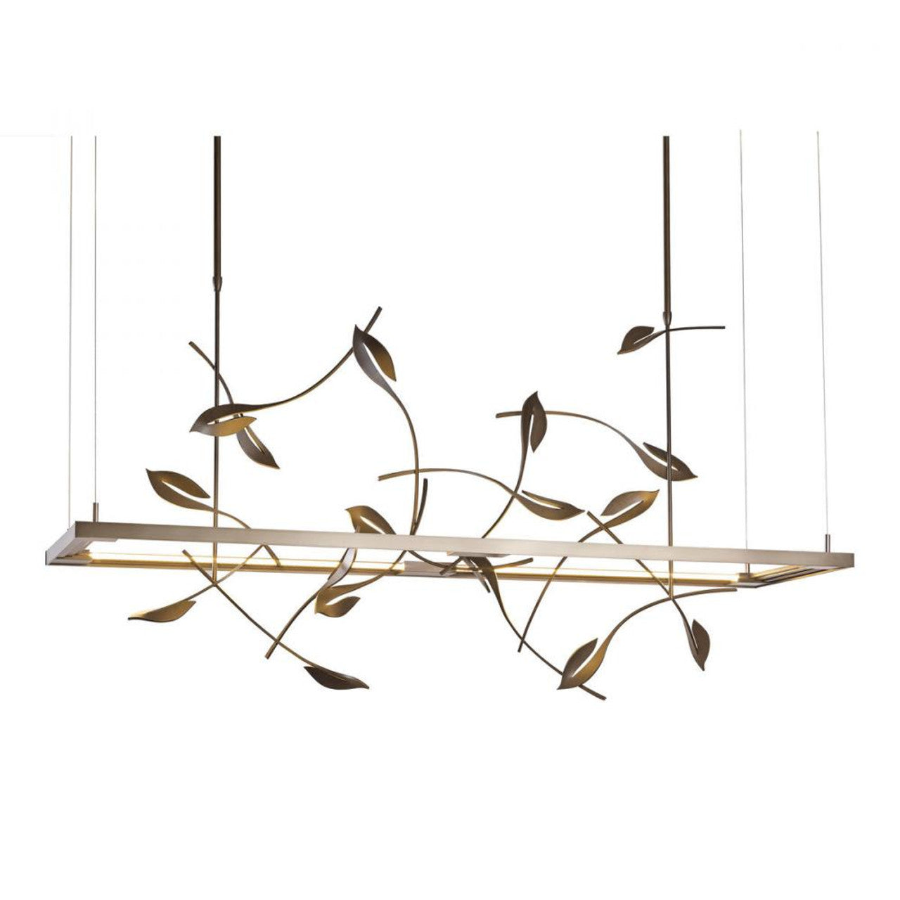 Abacus Pendant, 5-Light, Standard height, LED, Vintage Platinum, Abacus Opal Glass, 5.5"W (289520-LED-STND-82-GG0668 5C_2F0)
