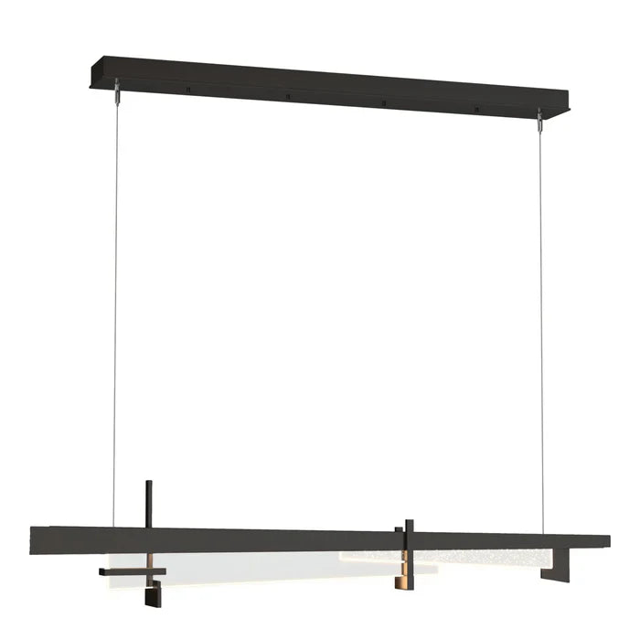 Tenon LED Pendant LED Clear Glass (ZM) in Oil Rubbed
