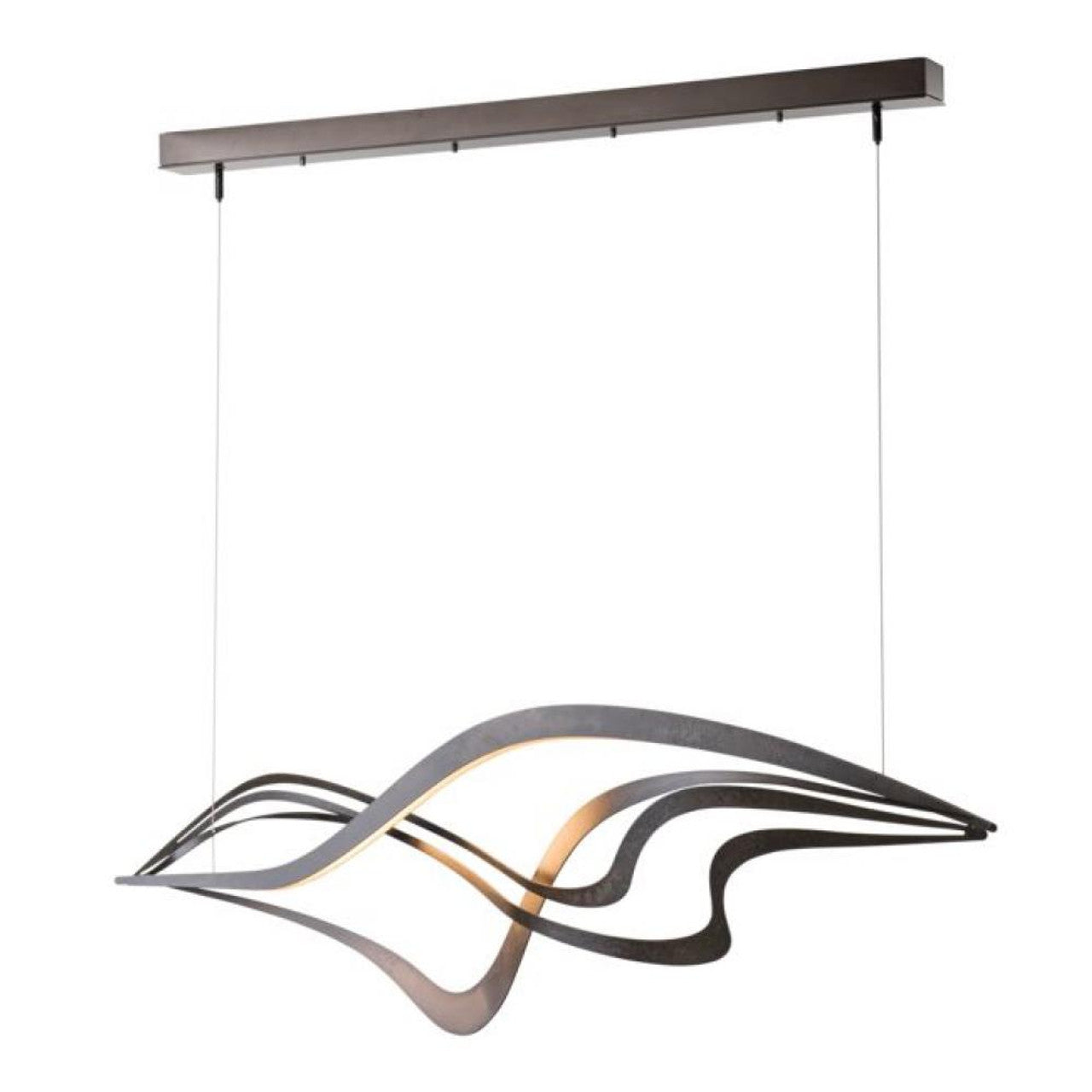Aerial 5-Light, Short Height, Dark Chandelier