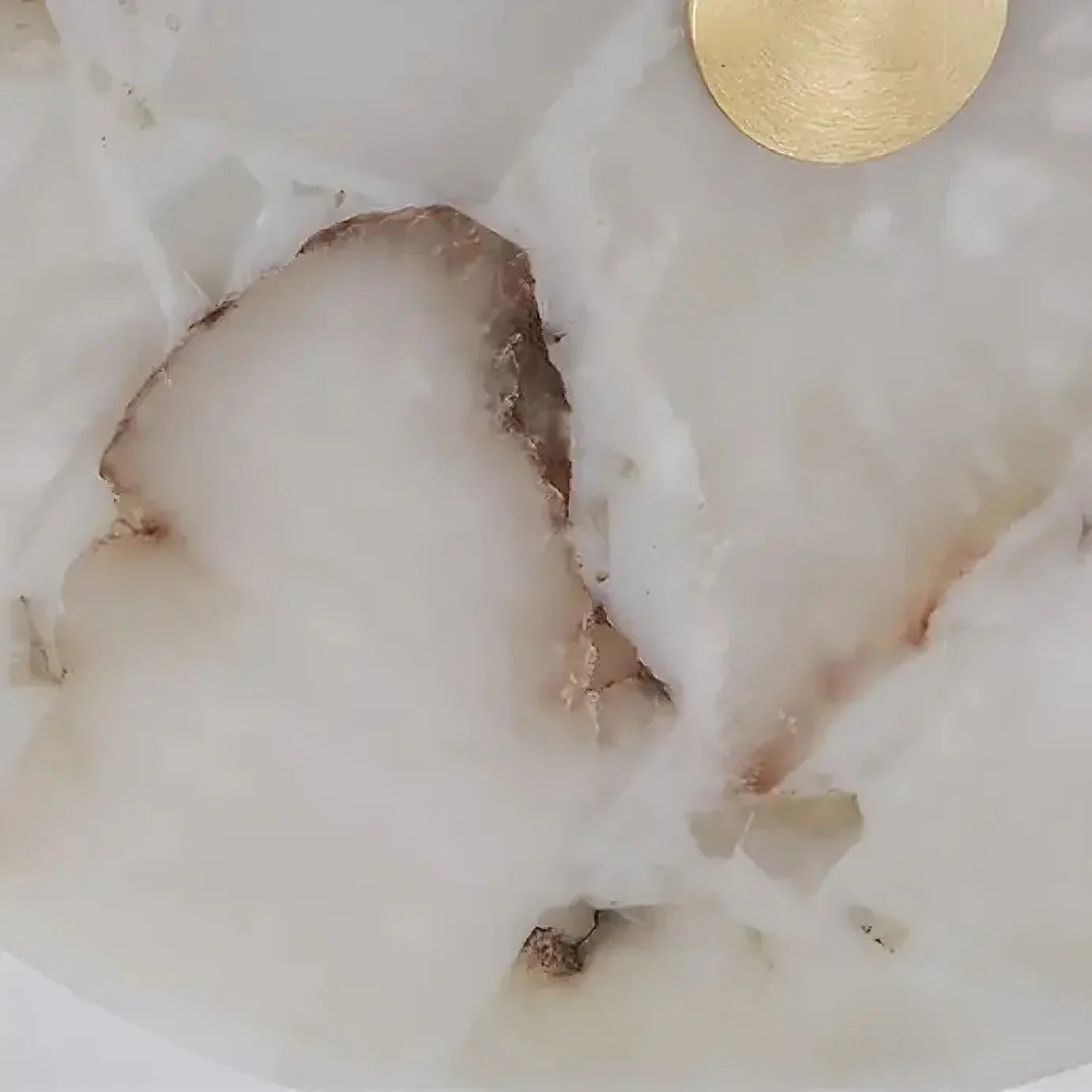 Moonshade Natural Marble Ceiling Light