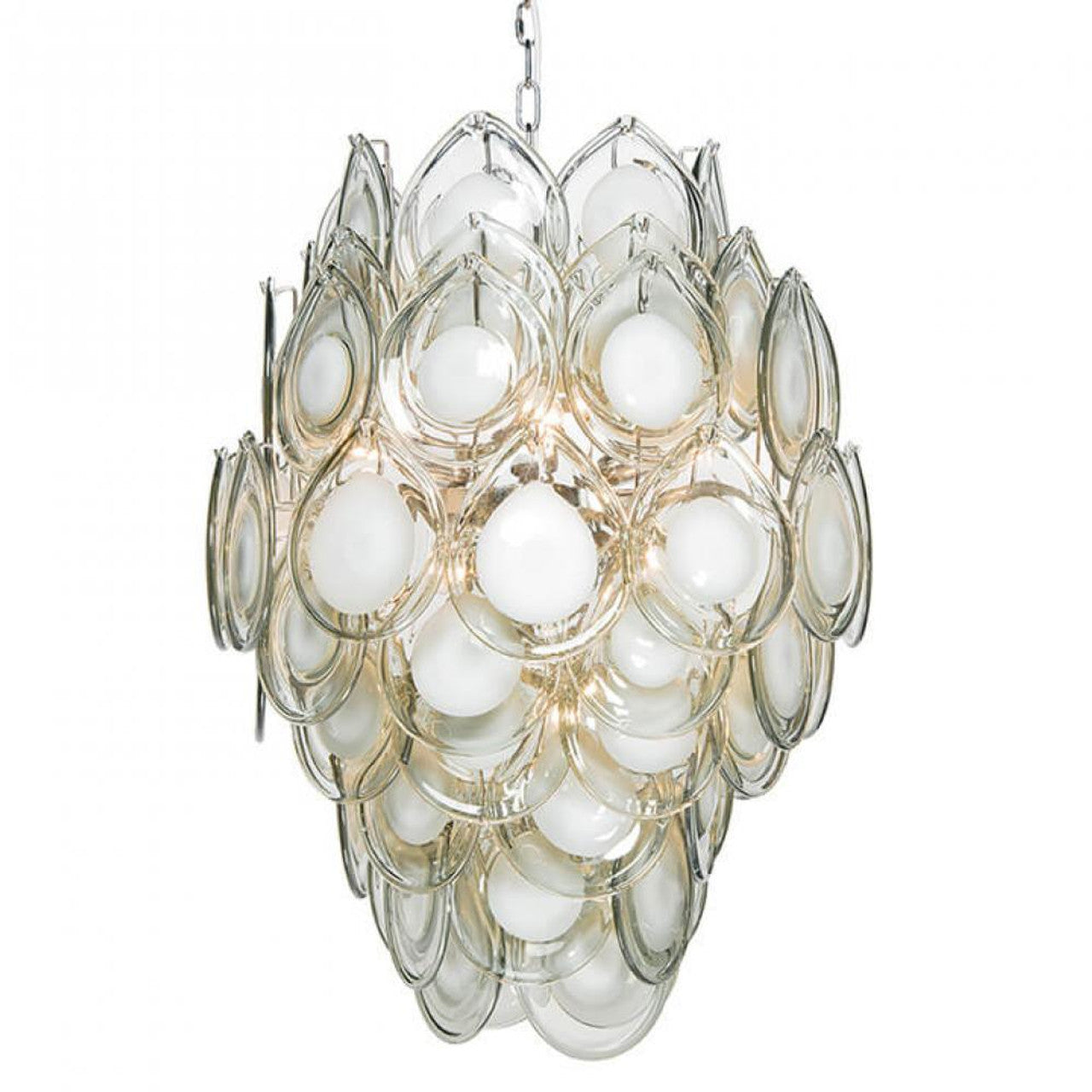 Diva Chandelier, 8-Light, Grey