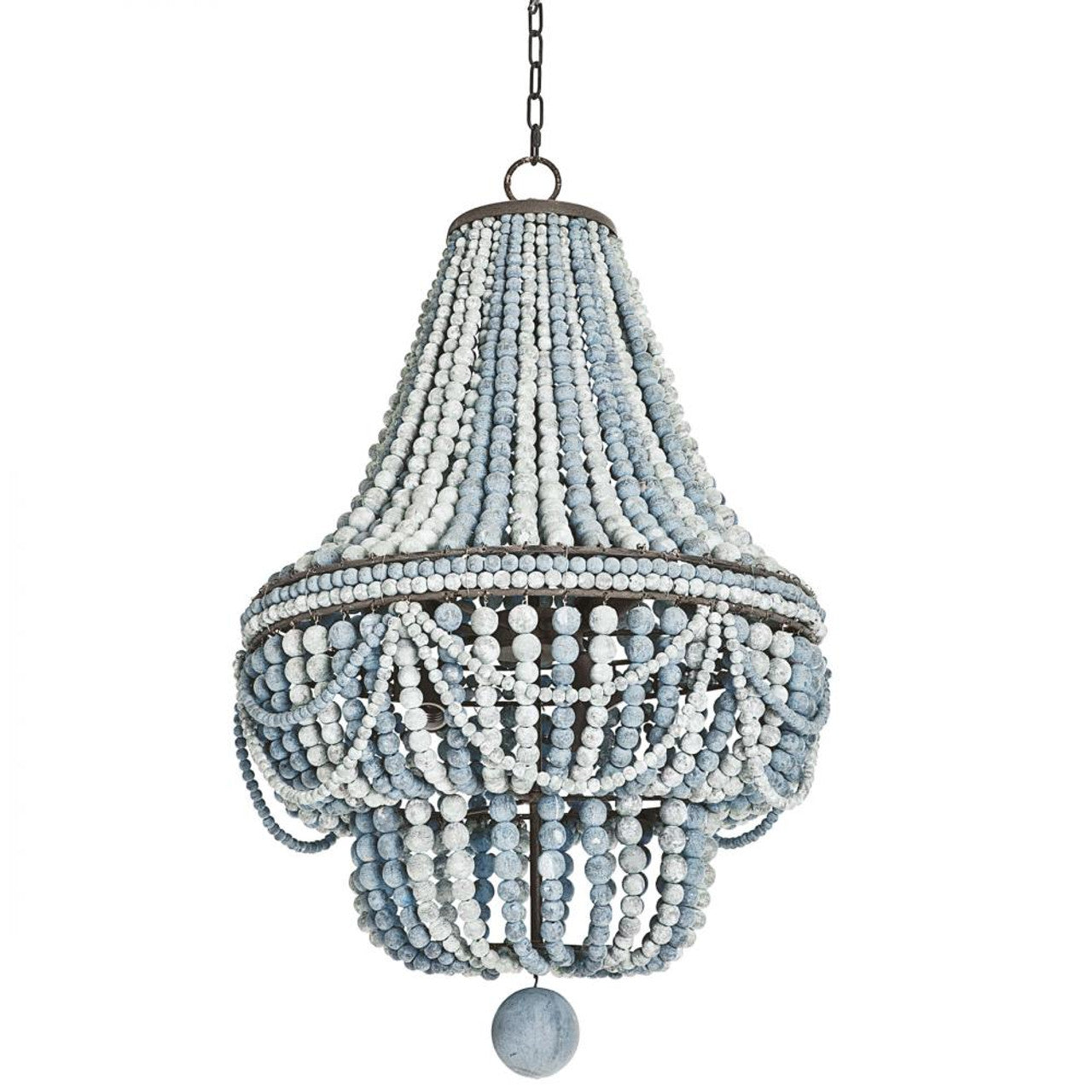 Diva Chandelier, 8-Light, Grey