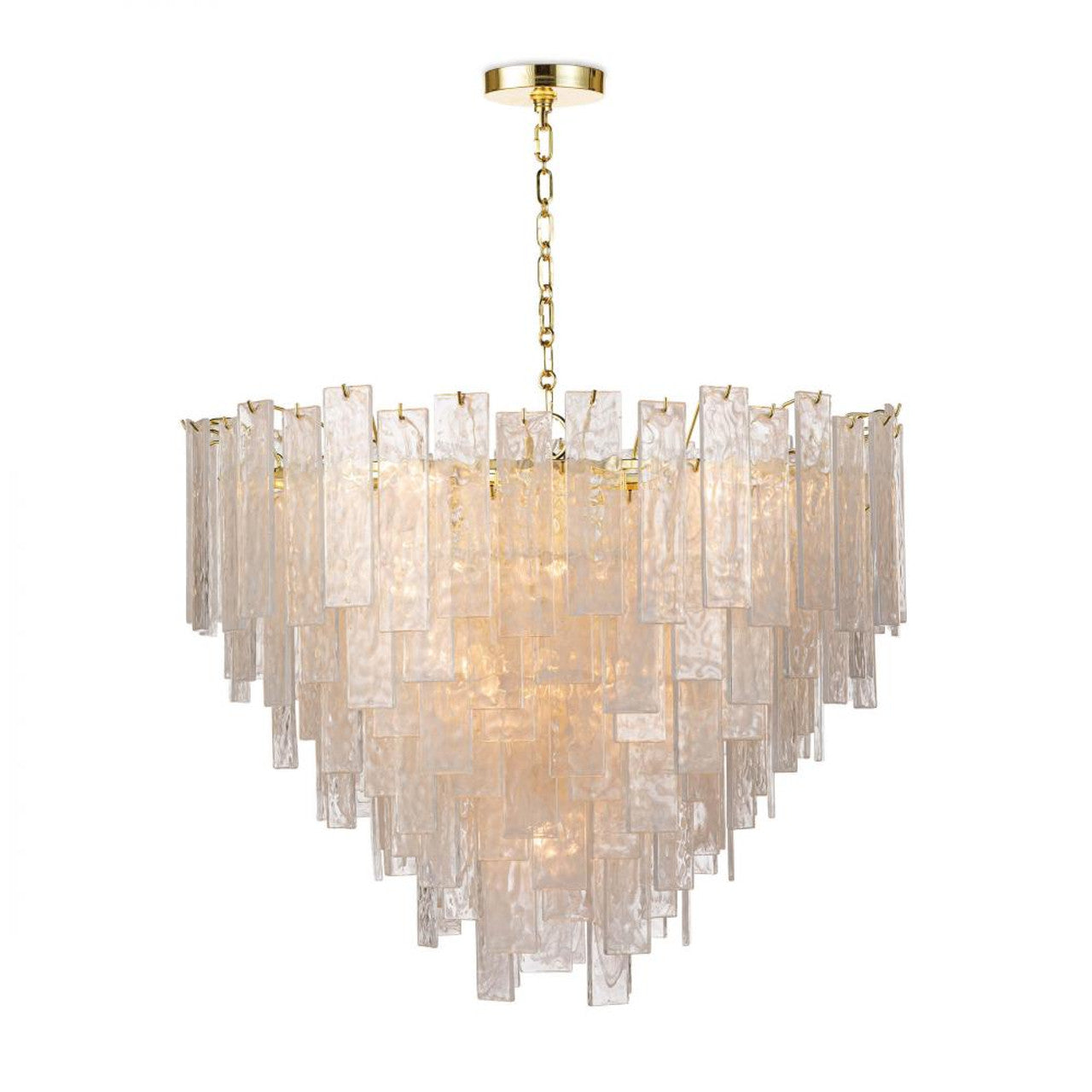 Glacier Chandelier, 16-Light, Clear