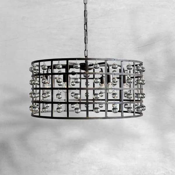 La Cage Round Chandelier 6/8/12-Light