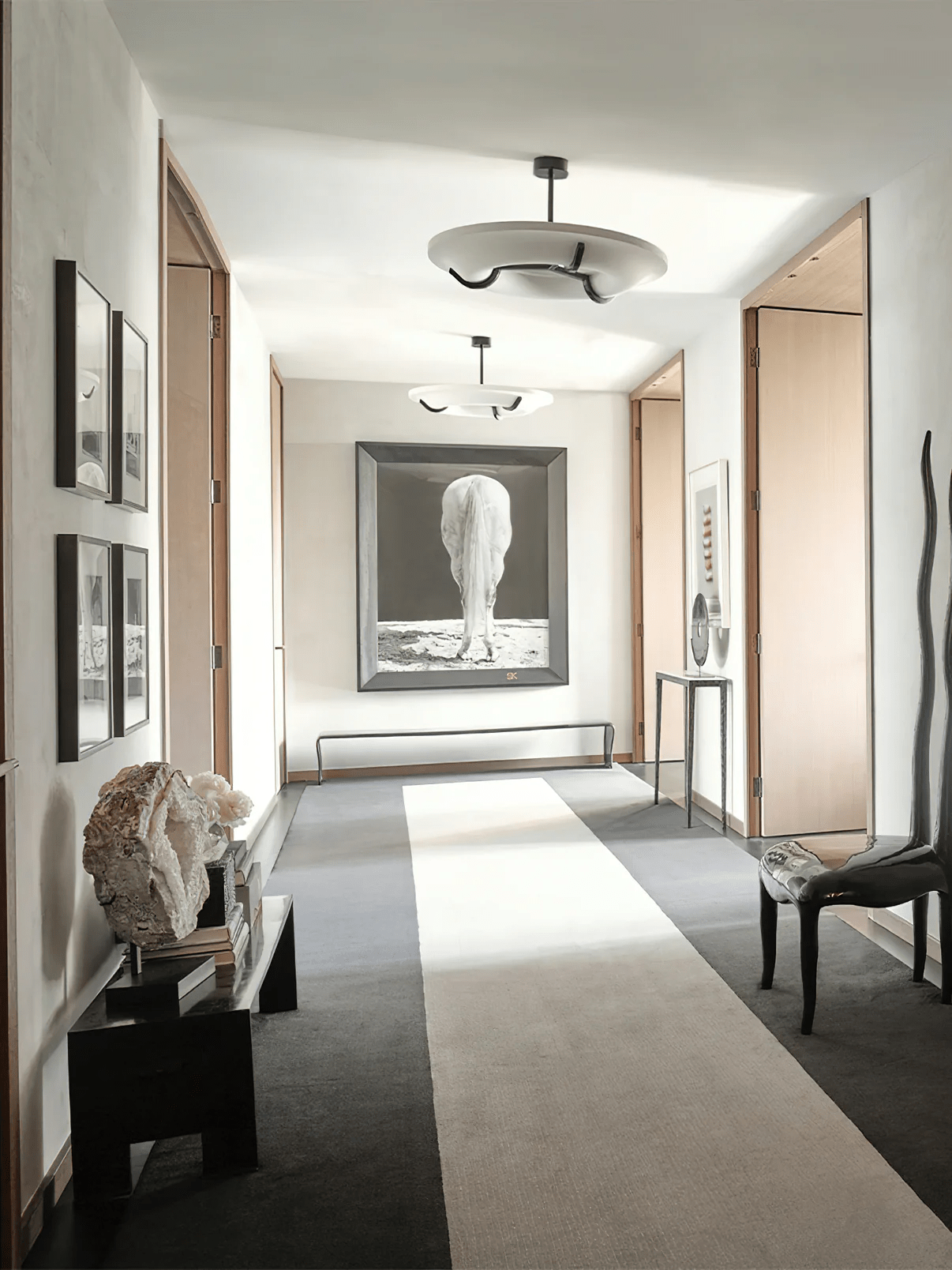 Carve Alabaster Chandelier