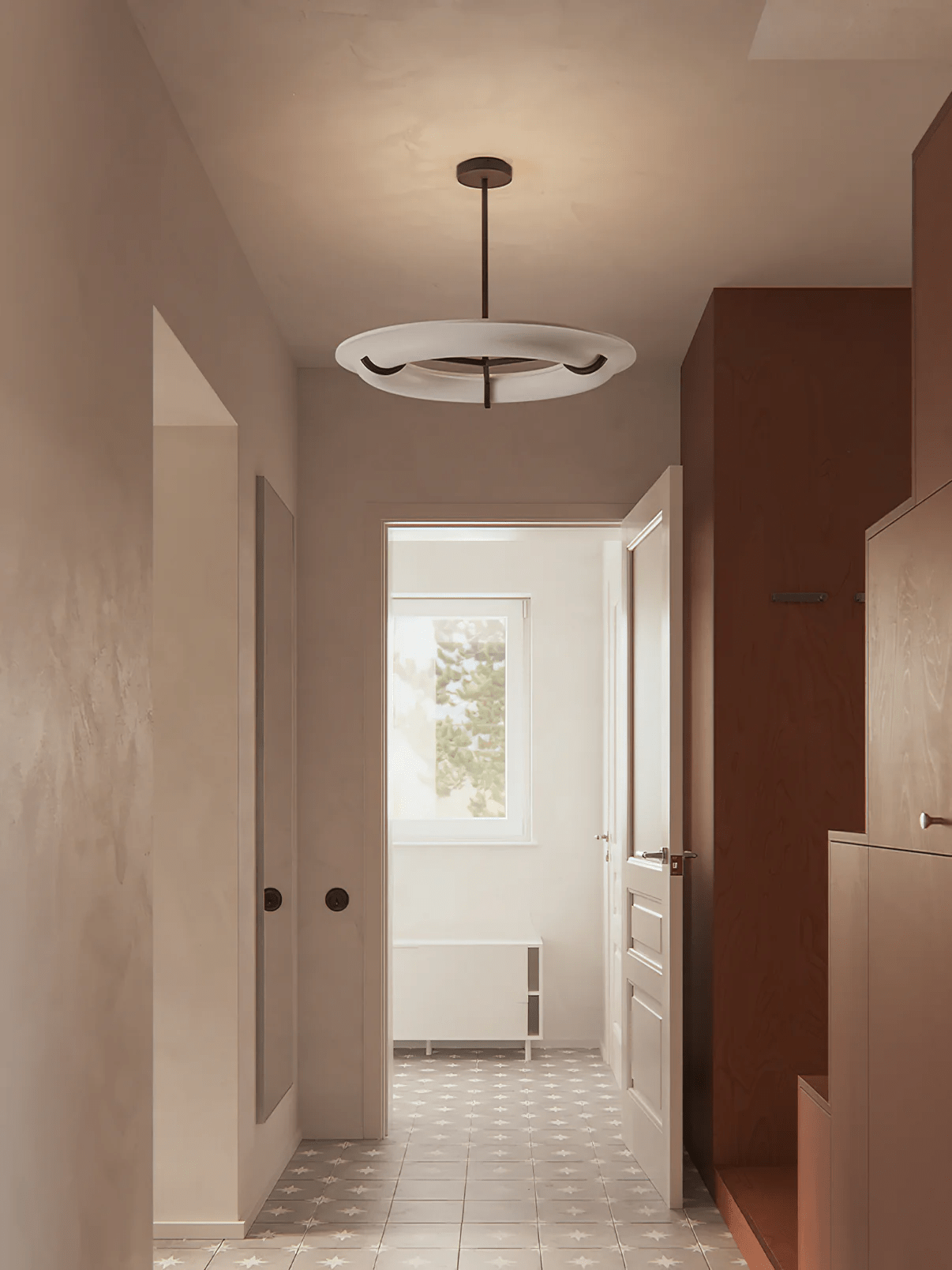 Carve Alabaster Chandelier