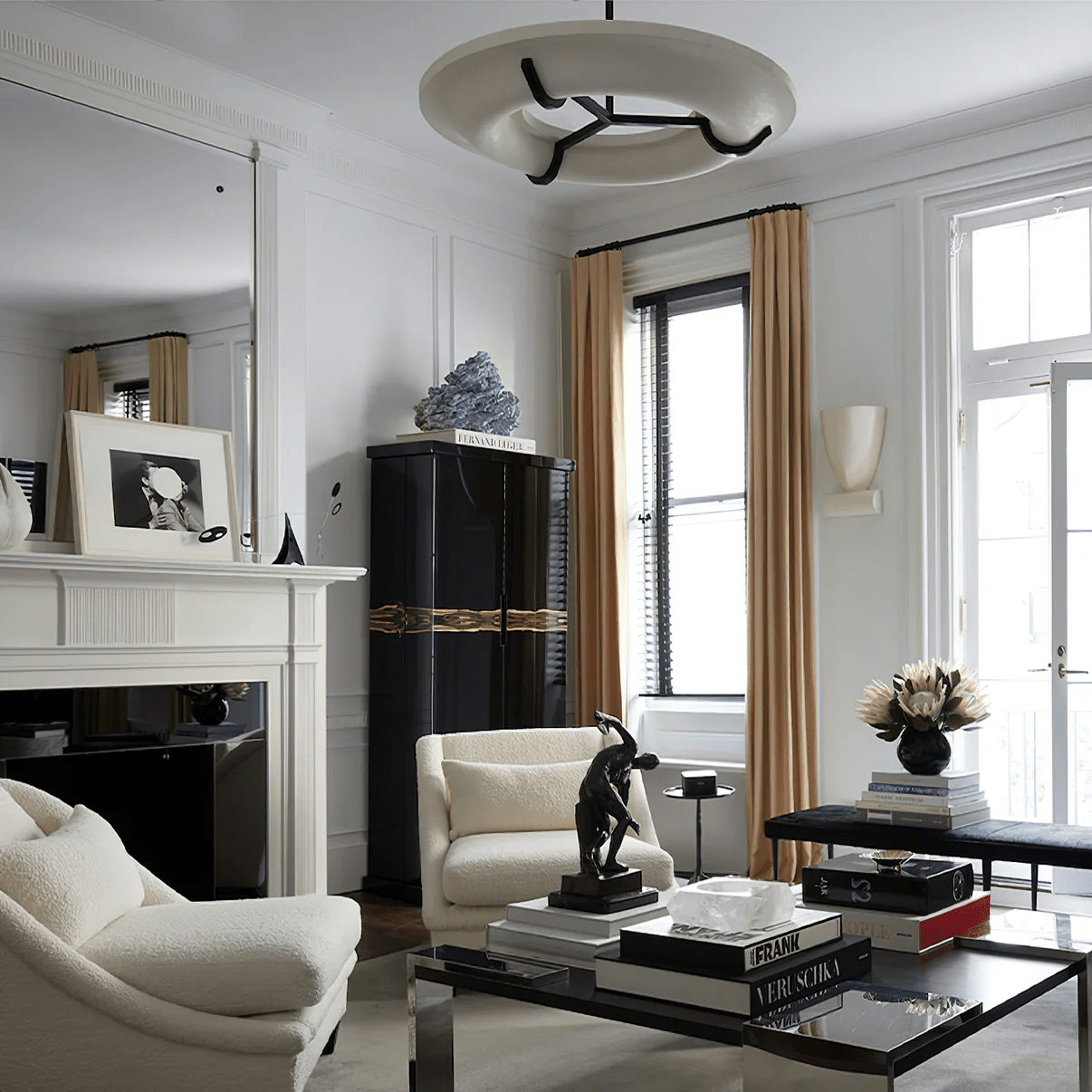 Carve Alabaster Chandelier