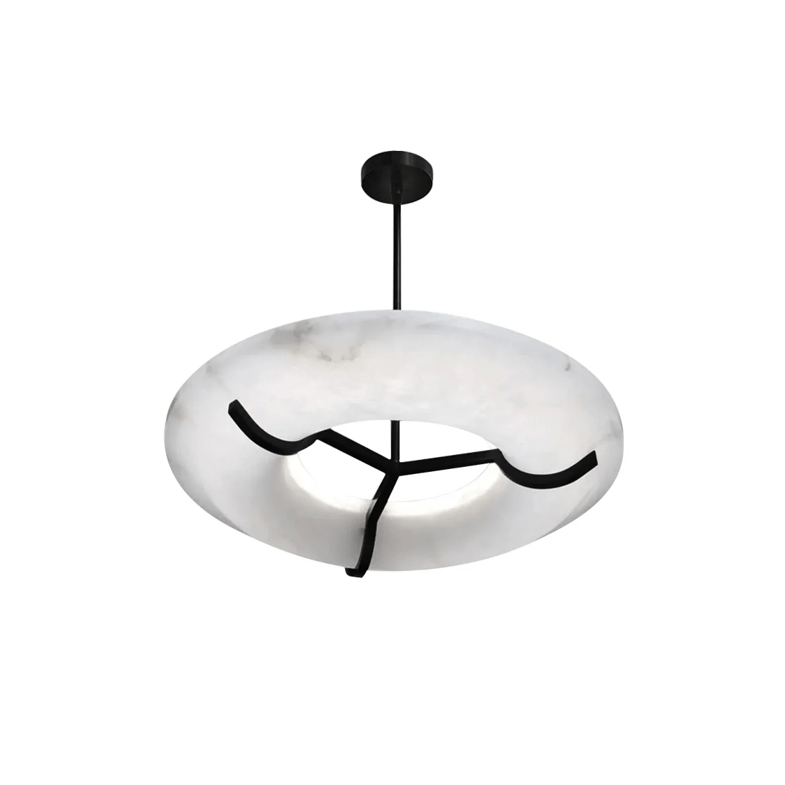Carve Alabaster Chandelier