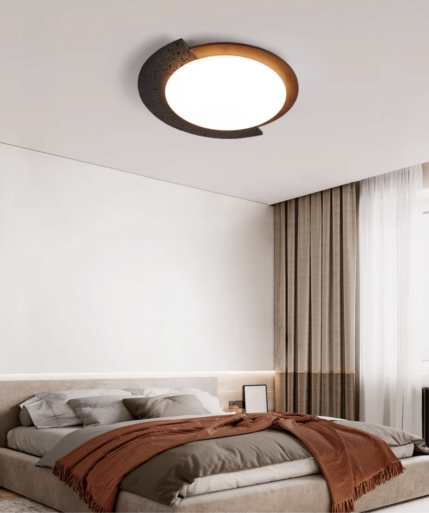 Blackhole Stone Ceiling Light detail view 10