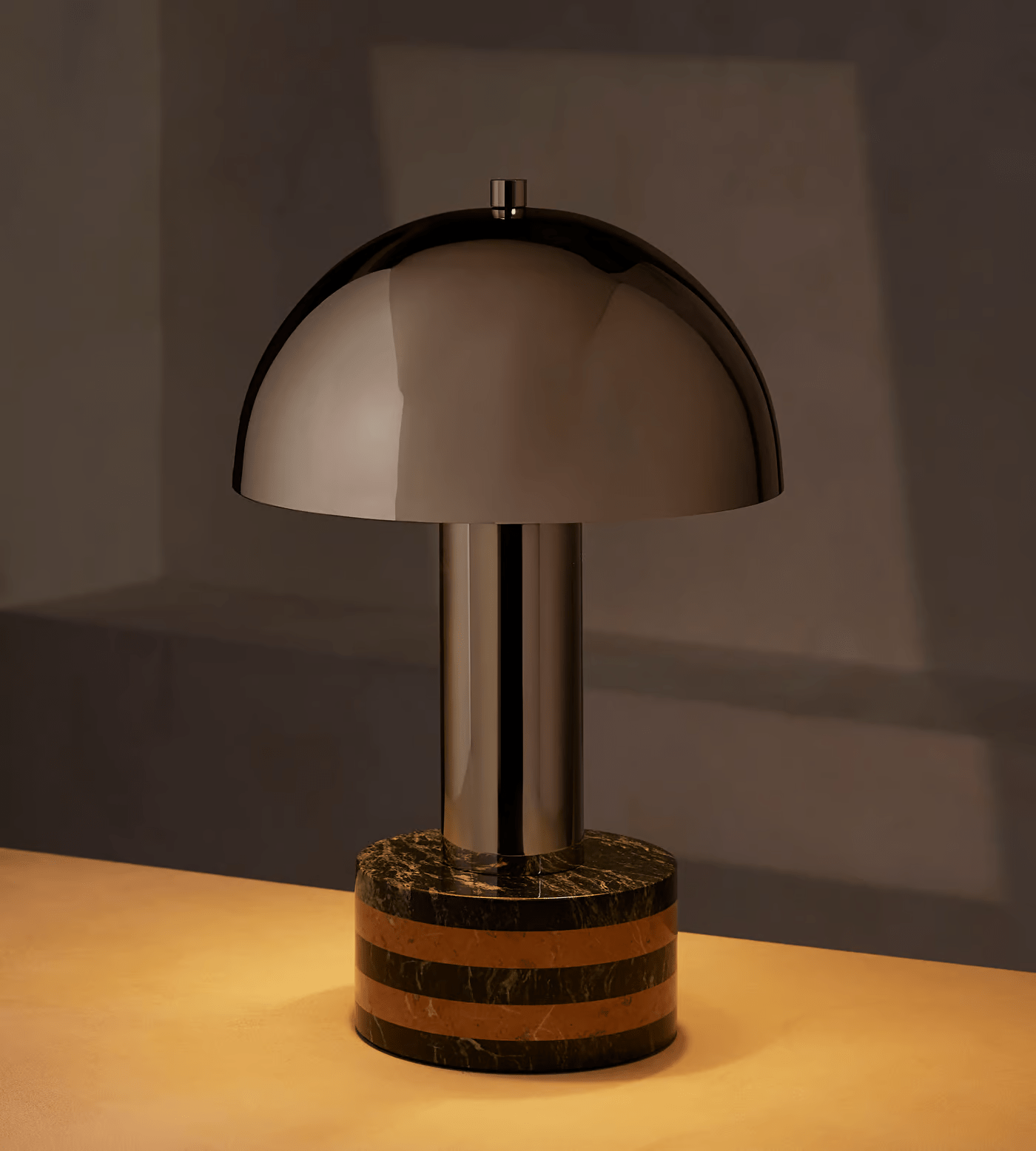 Luno Chrome Table Lamp detail view 26