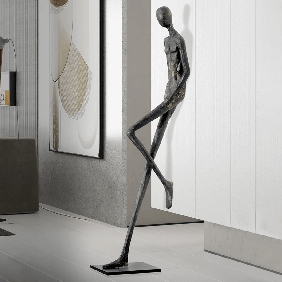 Lemvix Sculpture Floor Ornaments Floor Lamp