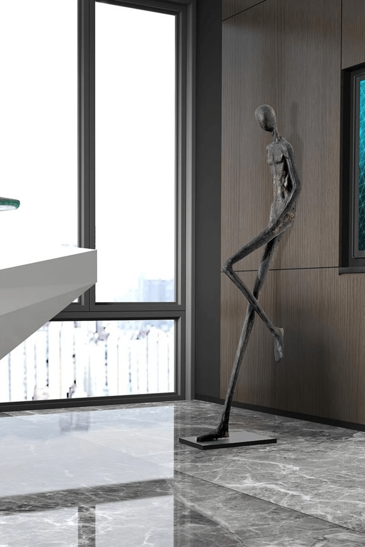 Lemvix Sculpture Floor Ornaments Floor Lamp