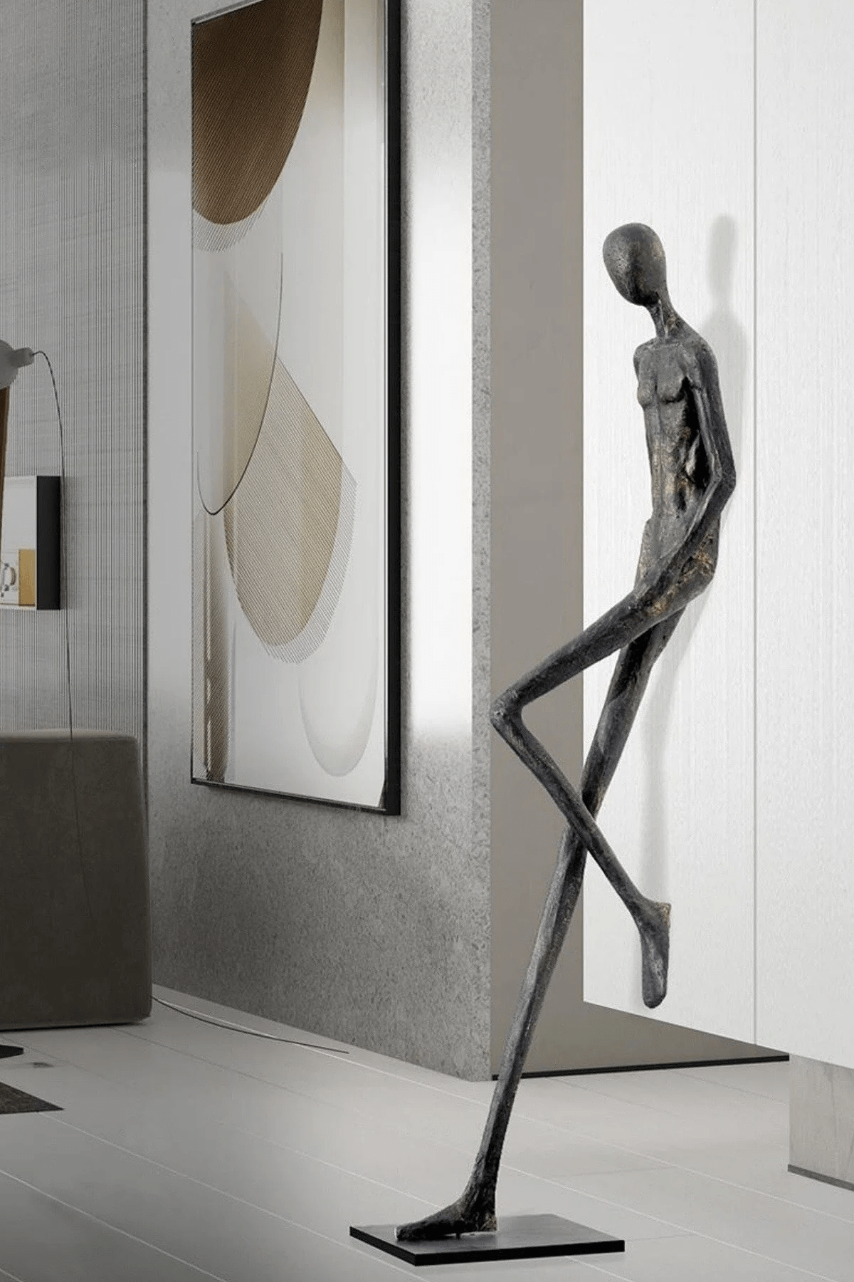 Lemvix Sculpture Floor Ornaments Floor Lamp