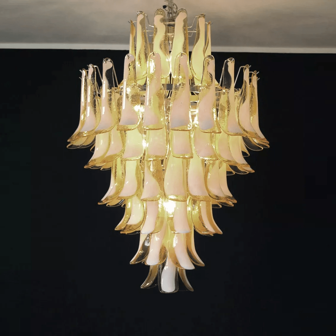 Dravina Glass Petals Chandelier