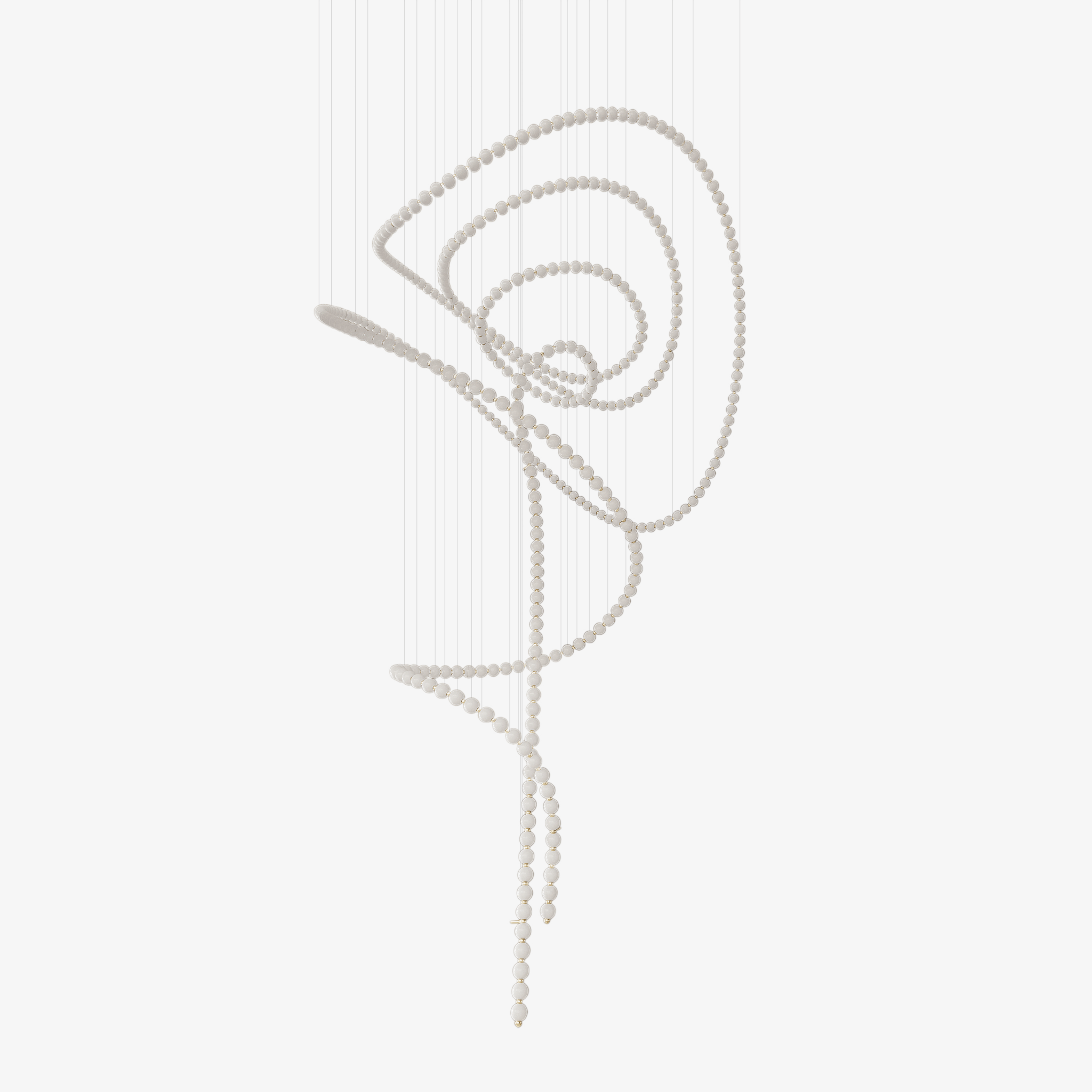 Pearl Drop Customizable Chandelier