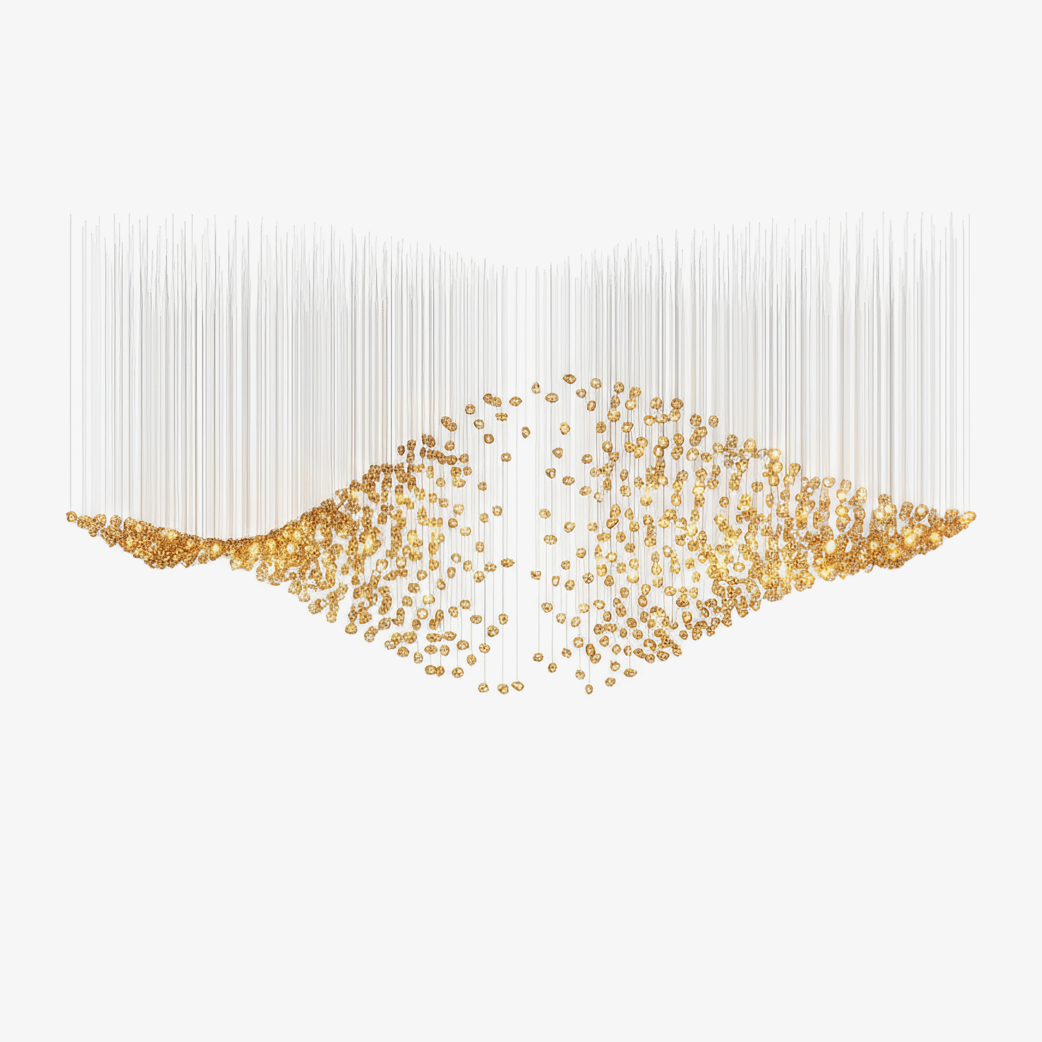 Raw Crystal Customizable Chandelier