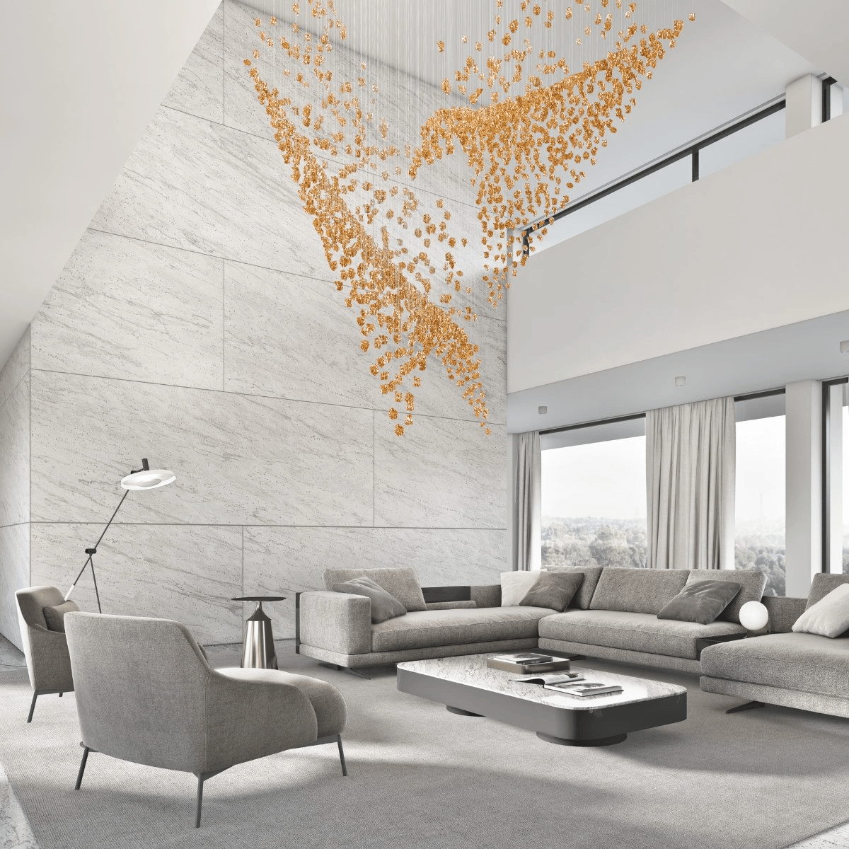 Raw Crystal Customizable Chandelier