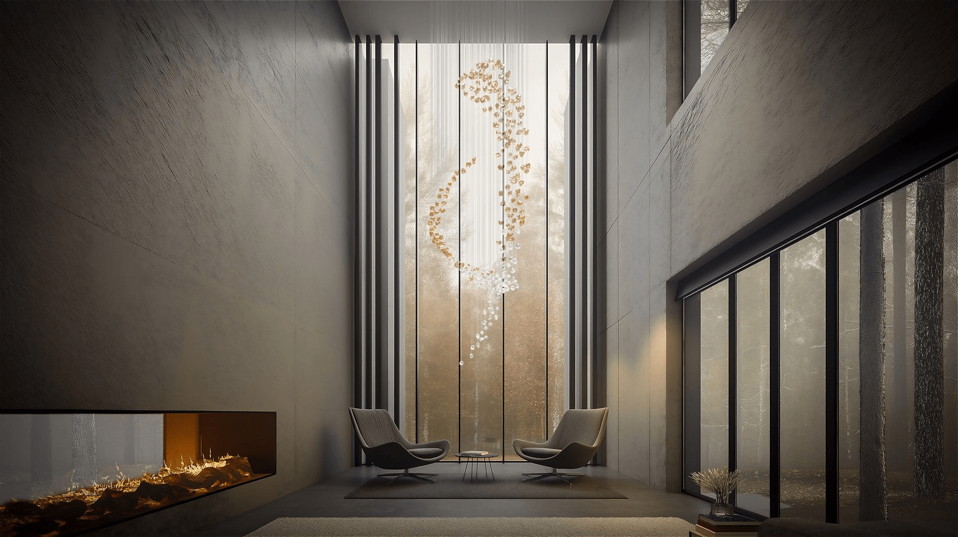 Raw Crystal Customizable Chandelier