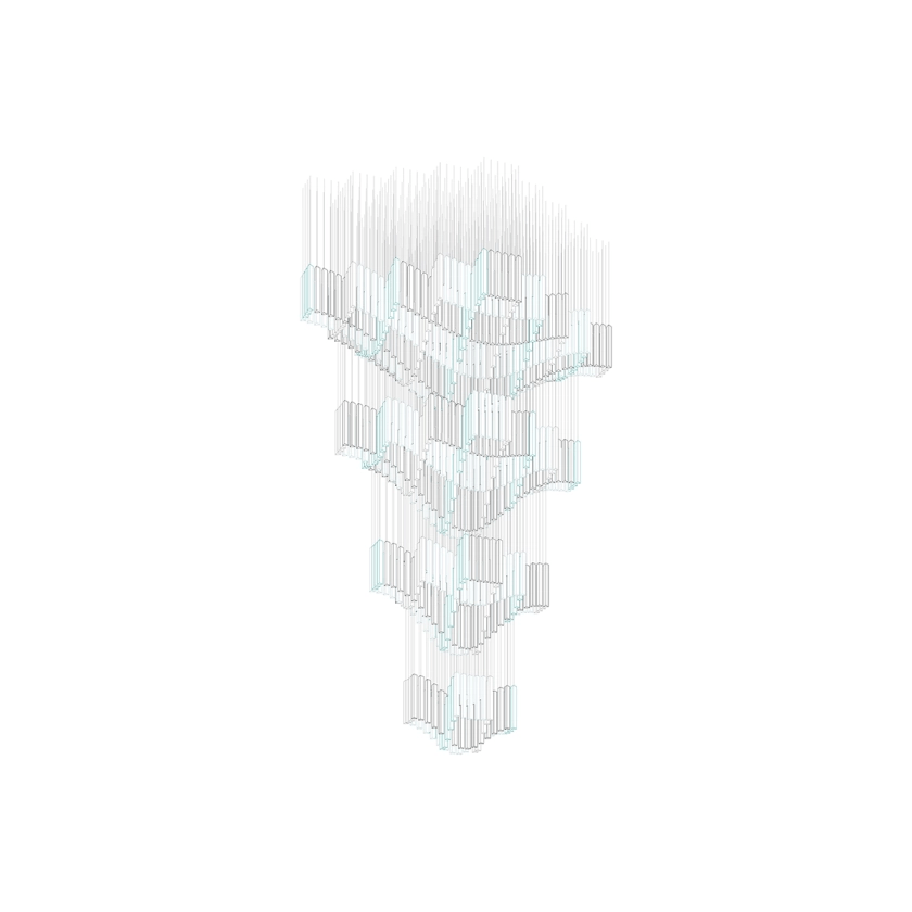 Diamond Cloud Customize Chandelier detail view 9