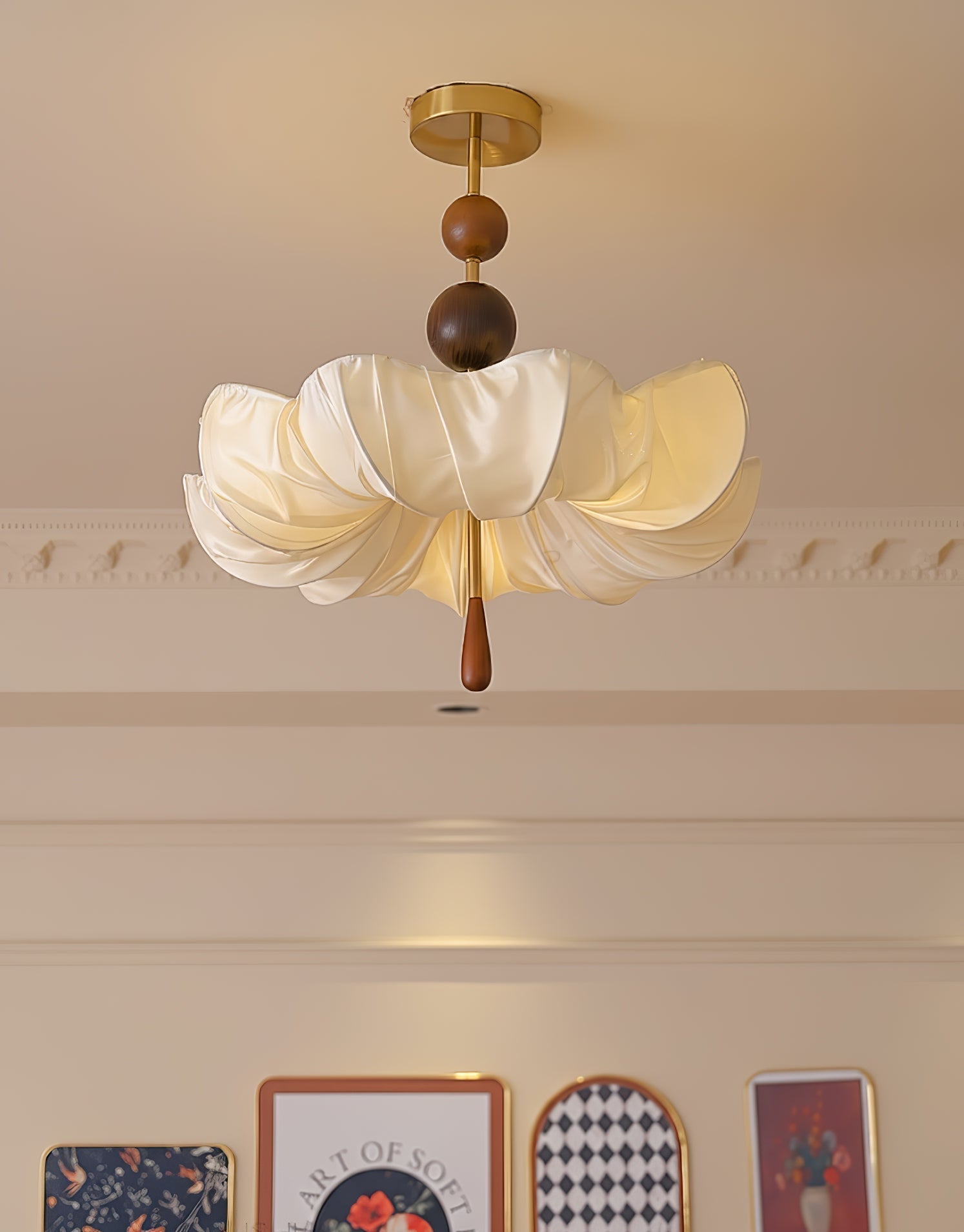 Floralis Fabeic Ceiling Light