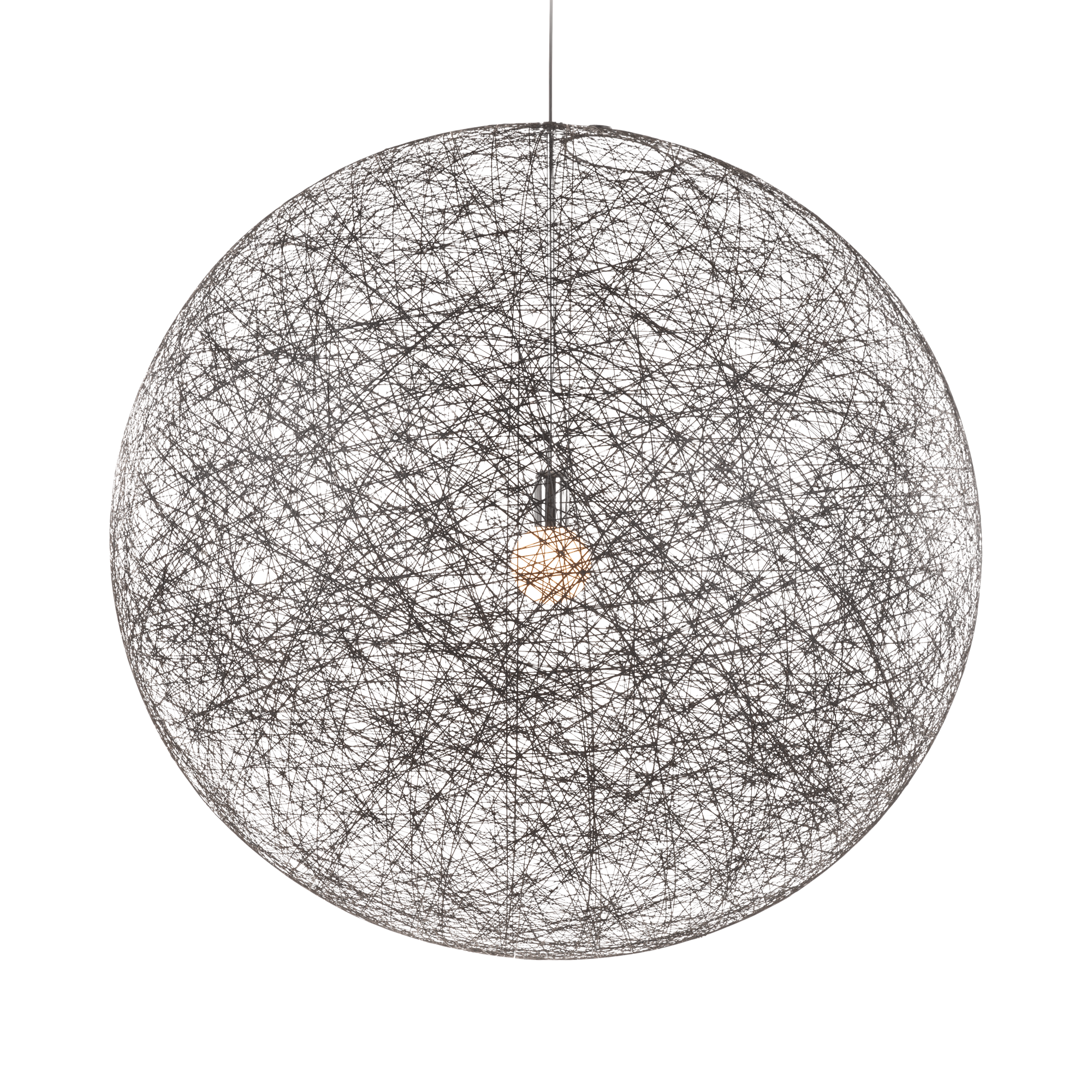 Spherical Woven Pendant Light