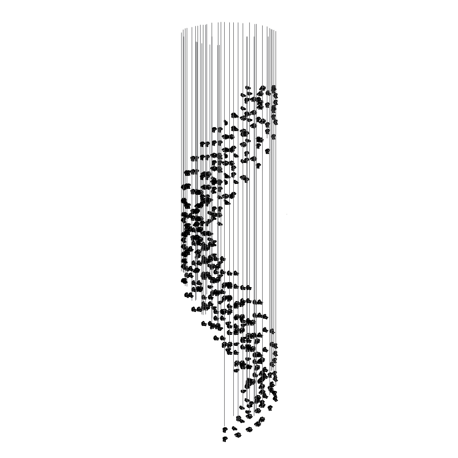 Raw Crystal Customizable Chandelier