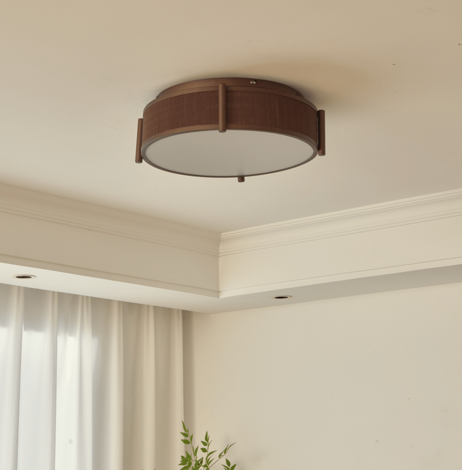 Bamboo Weave Ceiling Light