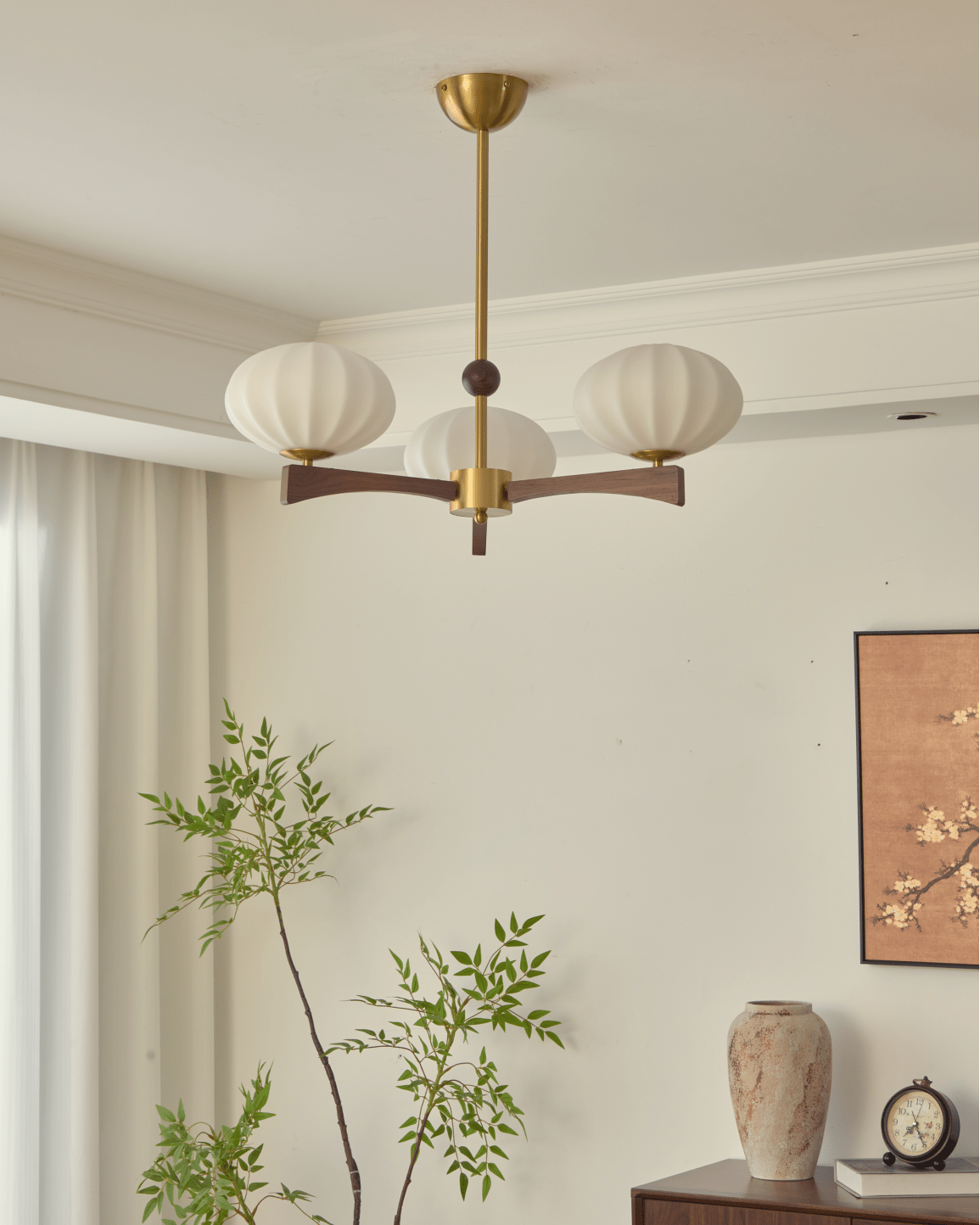Elias Mid-Century Chandelier
