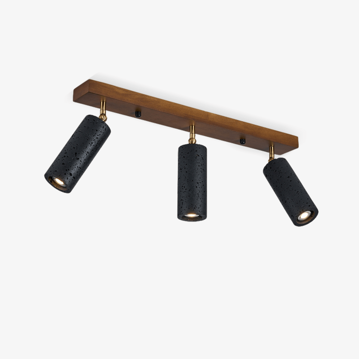 Volcanic Wood Trio Ceiling Spot Light