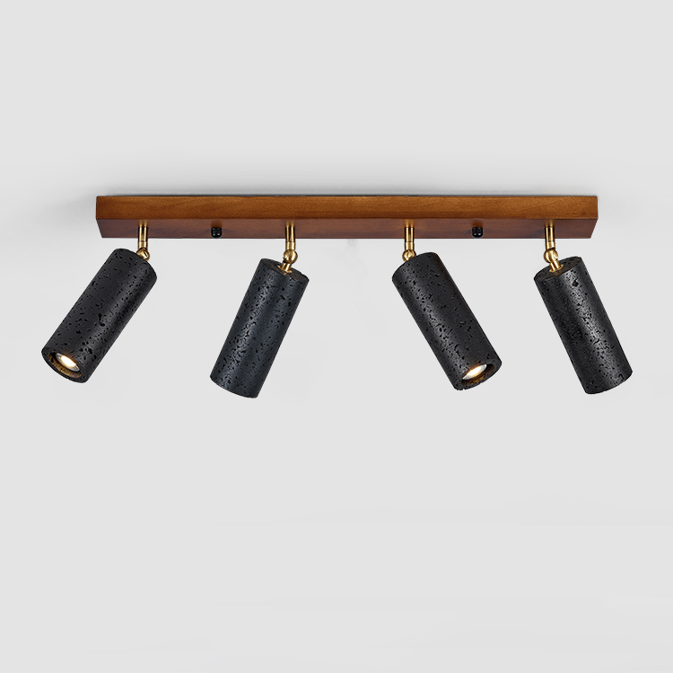 Volcanic Wood Trio Ceiling Spot Light