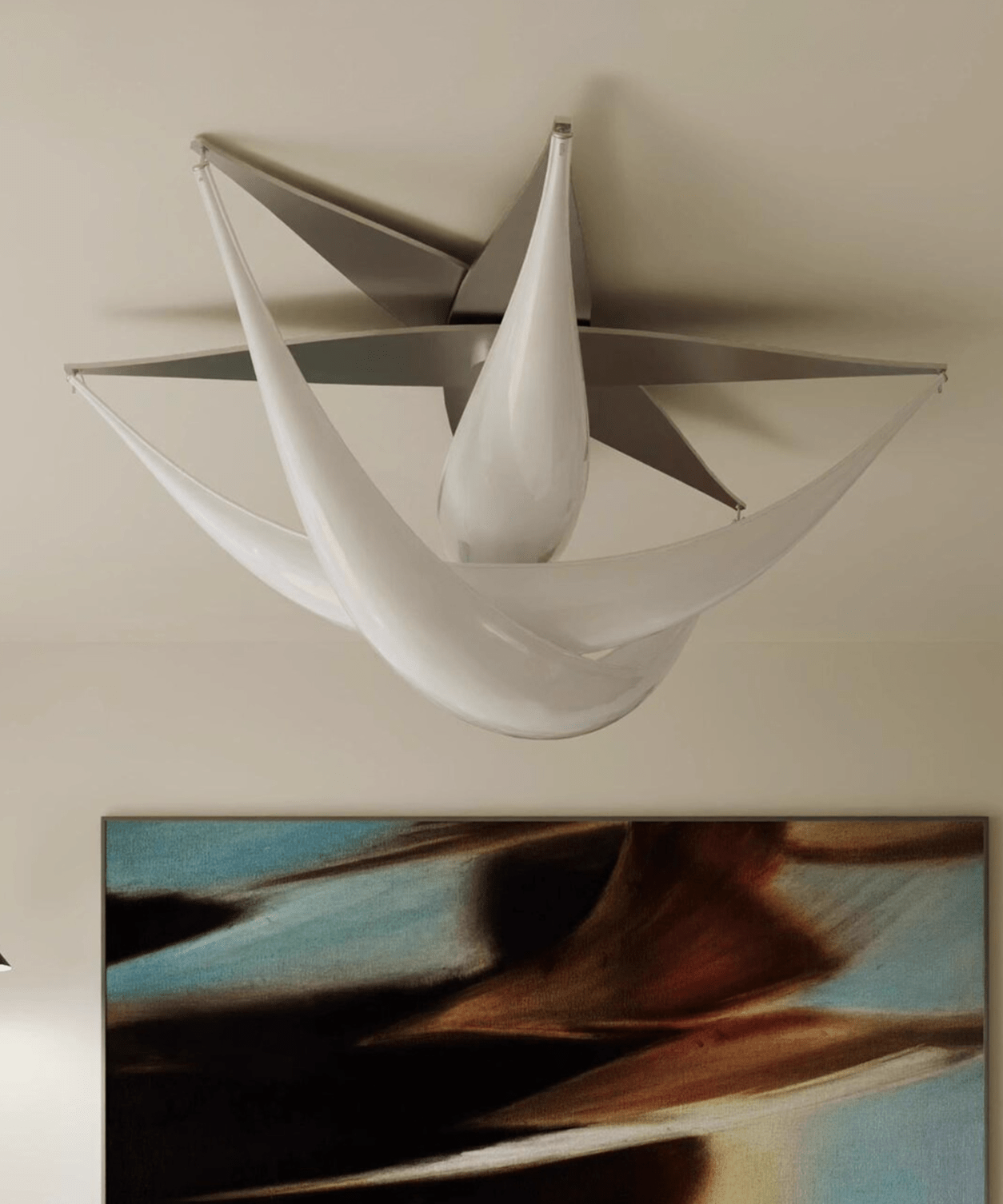Abstract Ceiling Light