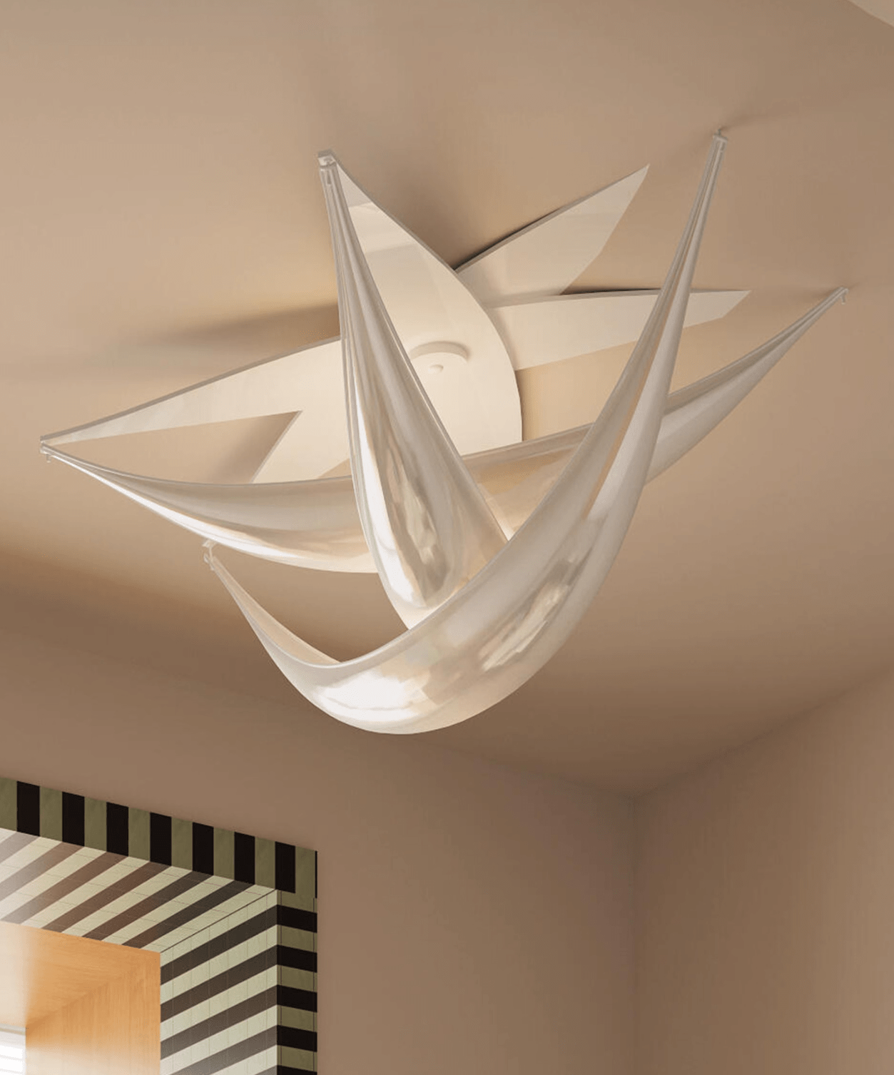 Abstract Ceiling Light